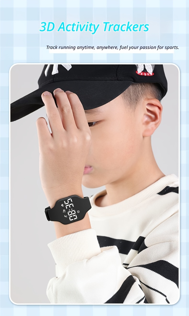 Najnoviji kvadratni multifunkcionalni sportski sat 2026, lagani dizajn, produženi vek baterije, USB punjenje, brojač koraka, vibracioni alarm, praćenje kalorija, merenje udaljenosti, idealan za outdoor sportove i biciklizam