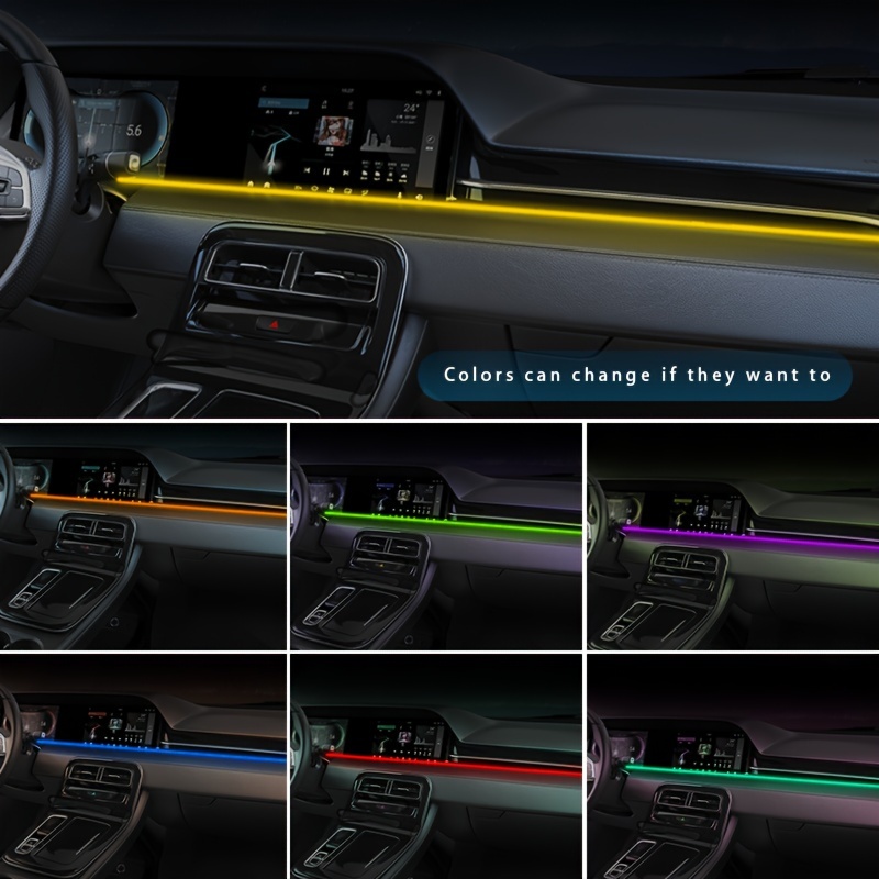 Možete izabrati između 22 različita režima za LED dekorativnu lampu za unutrašnjost automobila, sa 7-boja LED svetla, RGB neonom za fleksibilno ambijentalno osvetljenje, savršeno za kreiranje atmosfere žurke sa diodama, bez baterije.