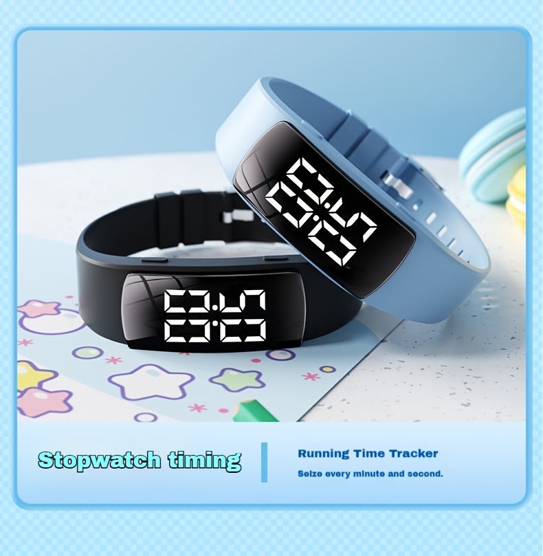 2026 Nova LED Studentska Kvadratna Multifunkcionalna Sportska Narukvica | Brojač Koraka, Vibracioni Alarm, Praćenje Kalorija, Praćenje Udaljenosti, Direktno Punjenje, Minimalistički Dizajn, Svestran Stil, Idealna za Aktivnosti na Otvorenom i Biciklizam, Samostalni Rad