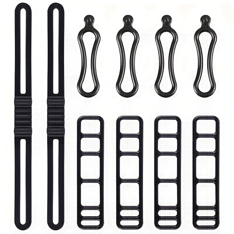 10 komada elastičnih traka za bicikl, montažne trake za dash kameru, svetiljku, kablove i trake