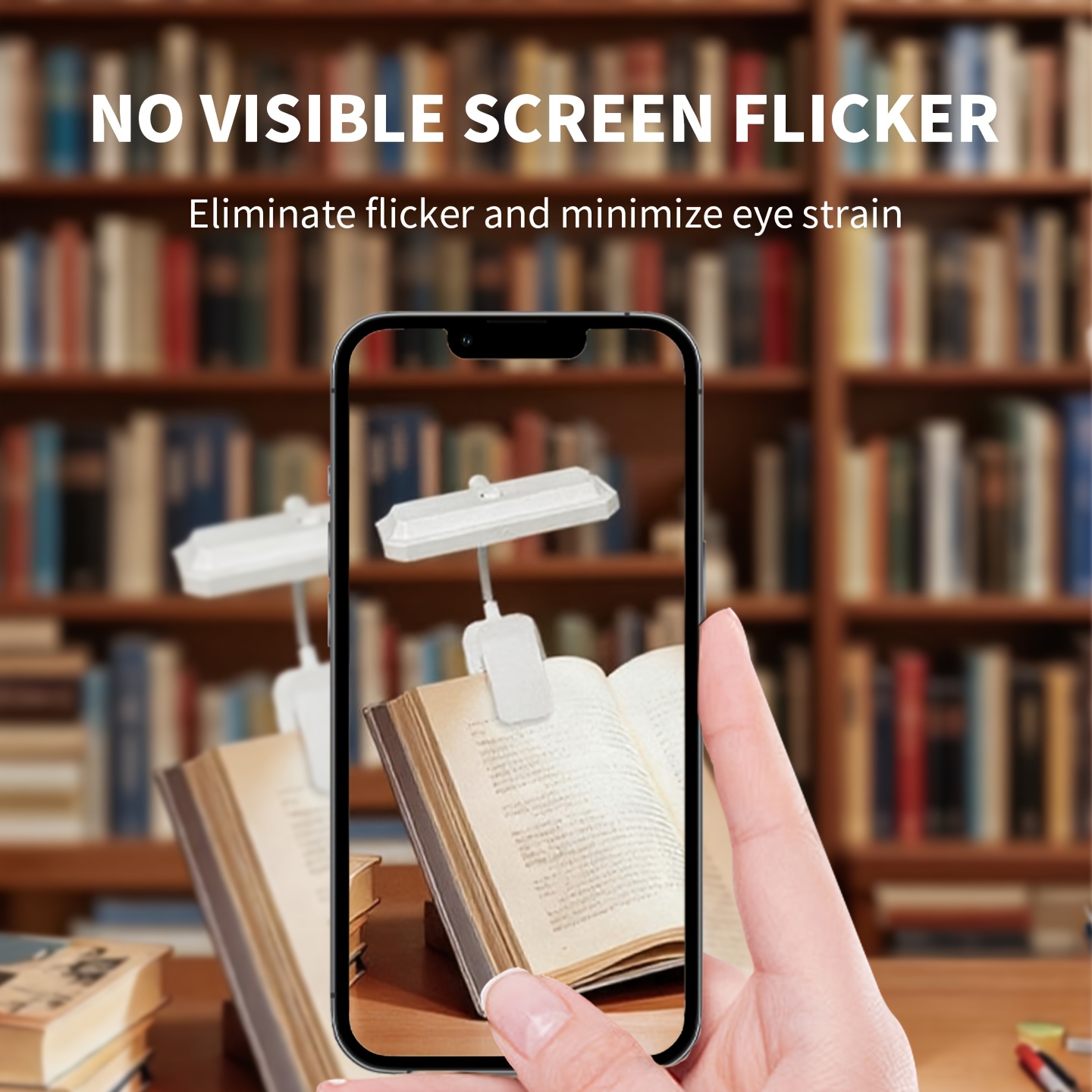 LED svetiljka za čitanje, svetiljka sa kopčom za knjige, mini stona lampa za čitanje, stona lampa za čitanje sa kopčom, namenska stona lampa za zaštitu očiju, može se pričvrstiti ili postaviti, rad na dva načina napajanja (punjiva i sa utikačem), podešavanje osvetljenja u tri nivoa, svetiljka za