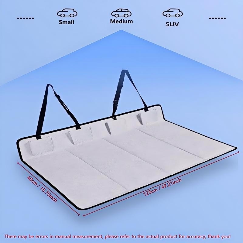 1 komad prenosivi sklopivi auto sedišni ekspanzioni dušek - ne-napuhljiv SUV prtljažnik i zadnji proširivač, pogodan za kampovanje i putovanja, ergonomski udoban dizajn, enterijer dodatak, ravna površina za spavanje, udobno ležište