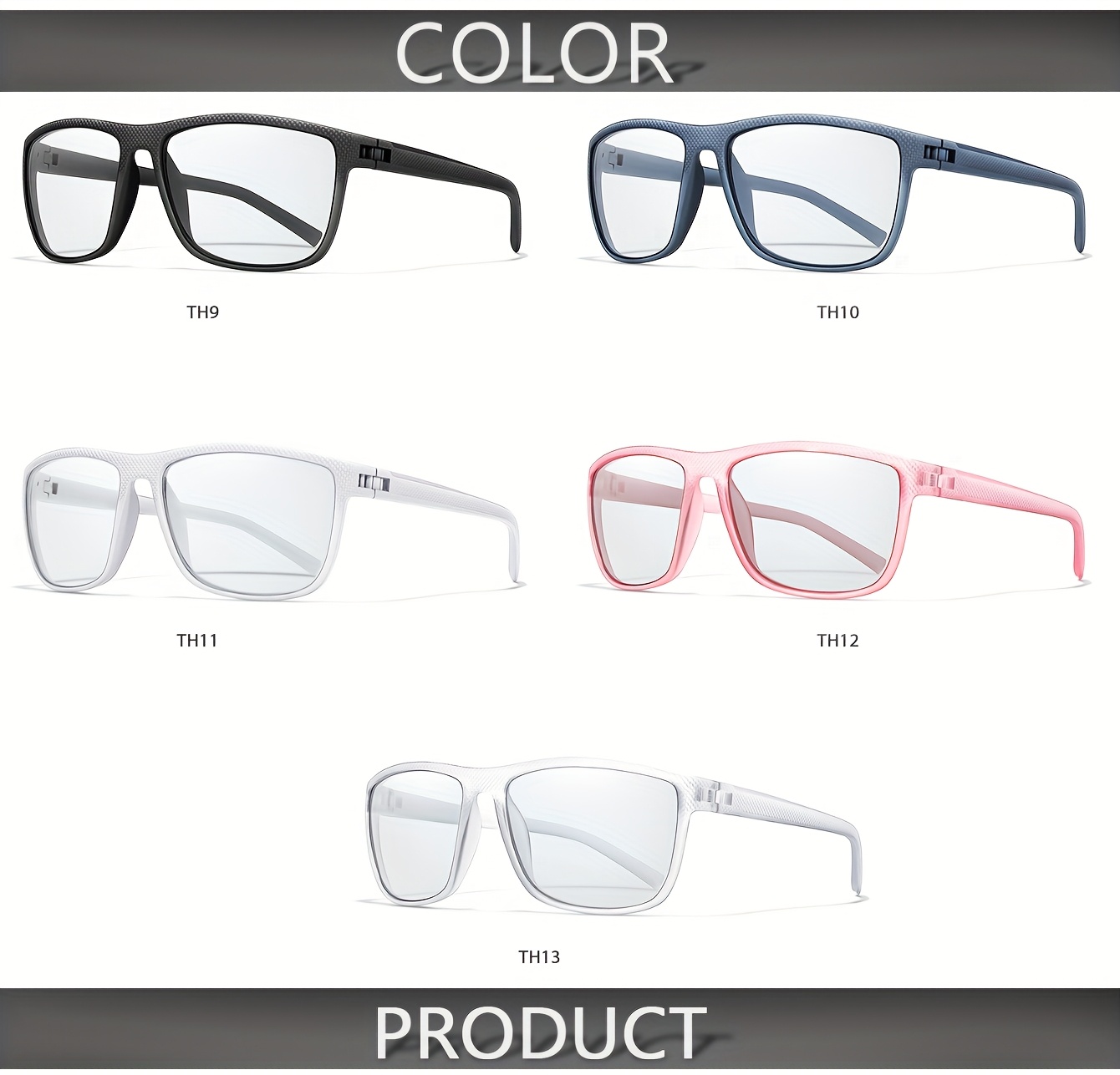 LOISRUBY Fotohromatske Kvadratne Modne Naočare sa Širokim Okvirom - Podešavanje Tamnosti, za Vožnju, Planinarenje, Ribolov, Kampovanje, Biciklizam - Uniseks Naočare za Spoljašnju Upotrebu Pogodne za Muškarce i Žene