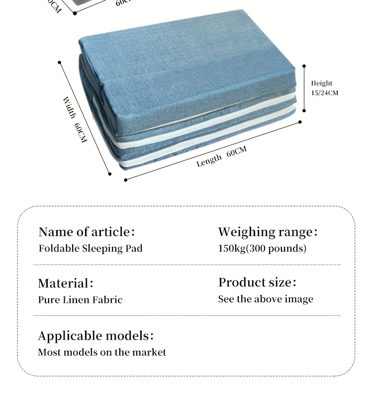 Univerzalni sklopivi jastuk za prtljažnik automobila, jednostruki nivo za spavanje u SUV vozilu, neophodan dodatak za kampovanje automobilom