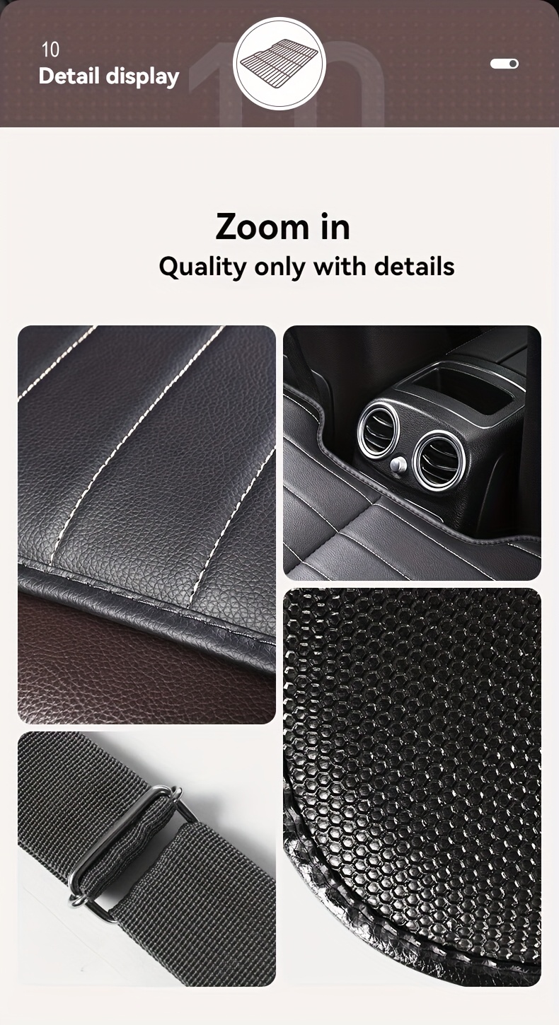 Jedan komad sklopivog dušeka za zadnje sedište automobila, praktičan krevet za putovanja, navlaka za auto sedište za pse, kompatibilan sa većinom vozila uključujući automobile, SUV vozila i kamione, sa konkavnim dizajnom pogodnim za kampovanje i putovanja