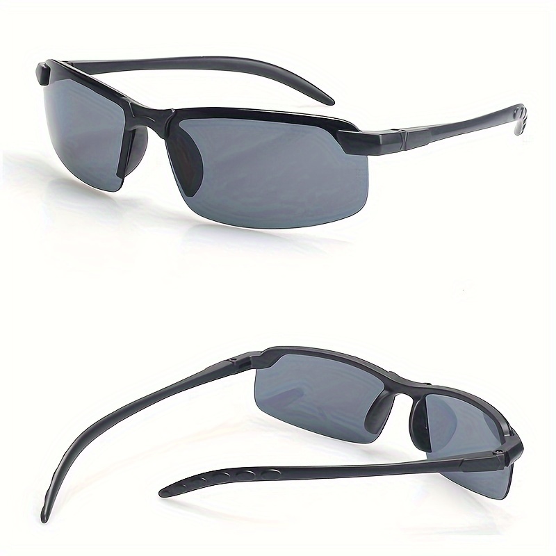 2 komada Noćne naočare za vožnju, uniseks modne poluokvirne anti-reflektirajuće naočare pogodne za noćnu vožnju