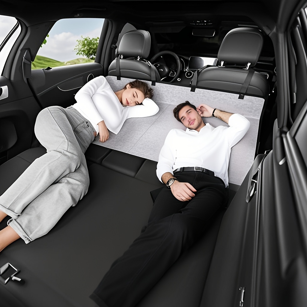 1 komad prenosivi sklopivi auto sedišni ekspanzioni dušek - ne-napuhljiv SUV prtljažnik i zadnji proširivač, pogodan za kampovanje i putovanja, ergonomski udoban dizajn, enterijer dodatak, ravna površina za spavanje, udobno ležište