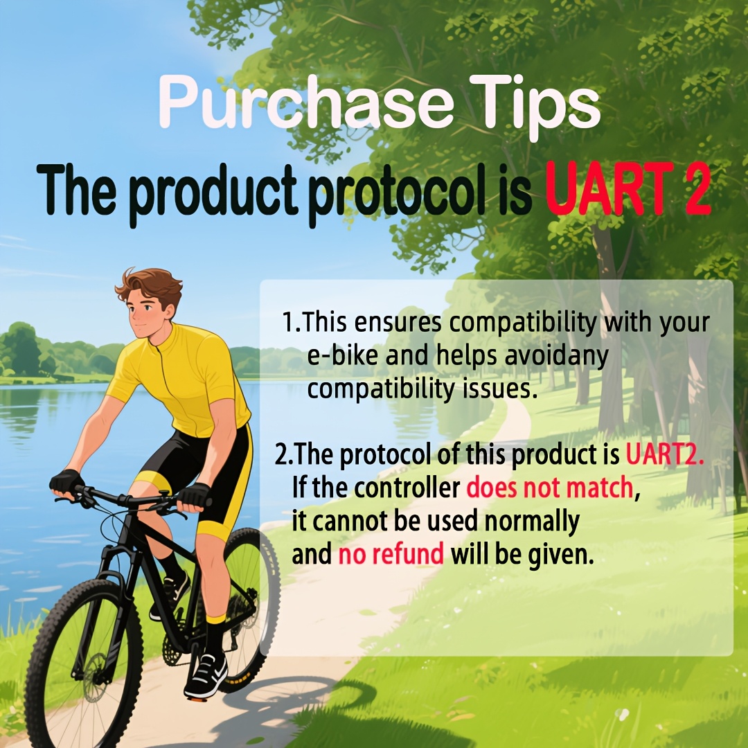 UART2 Biciklistički merač, električni skuter LCD ekran brzinomjer i odometar za vožnju