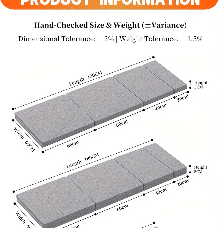 Univerzalni sklopivi jastuk za prtljažnik automobila, jednostruki nivo za spavanje u SUV vozilu, neophodan dodatak za kampovanje automobilom
