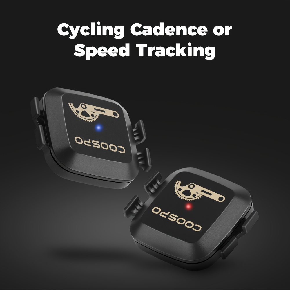 COOSPO BK467 Dual Mode Cadence And Speed Sensor RPM Monitor za ANT+ cestovni bicikl, kompatibilan sa Wahoo i Garmin biciklističkim računarima