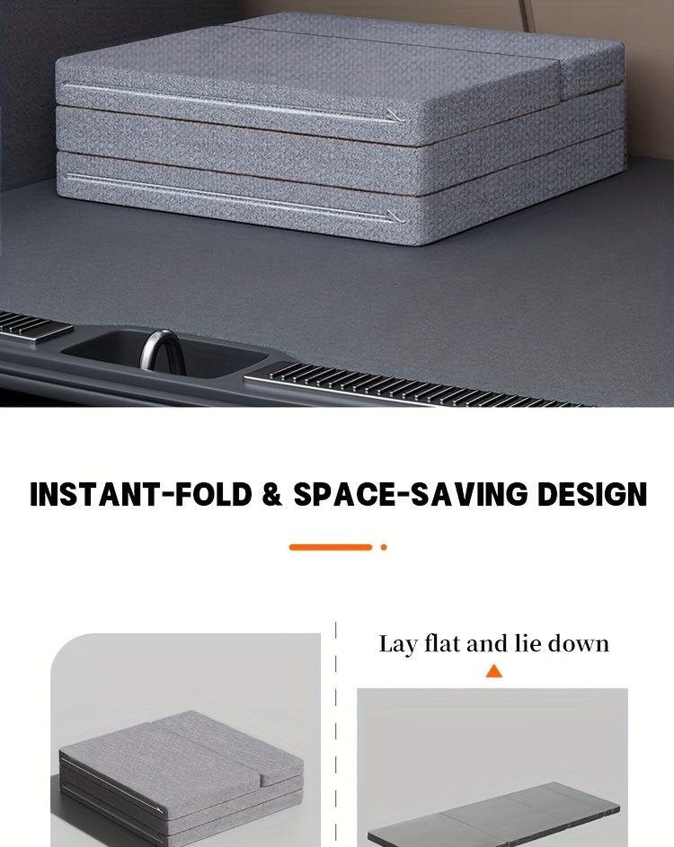 Univerzalni sklopivi jastuk za prtljažnik automobila, jednostruki nivo za spavanje u SUV vozilu, neophodan dodatak za kampovanje automobilom