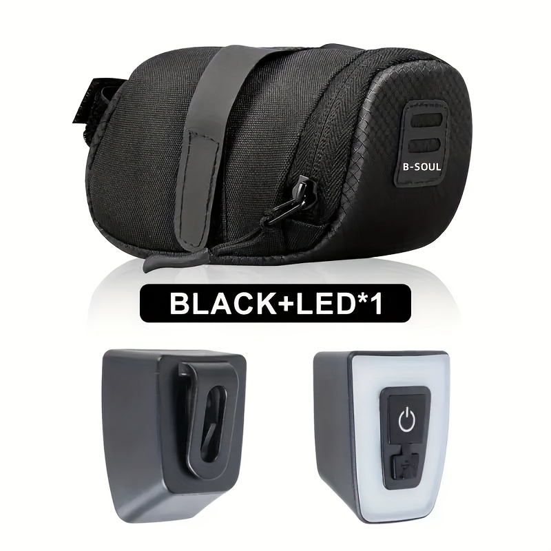 Torba za bicikl, torba za sedlo za planinski i cestovni bicikl, preklopna torba za sedlo sa džepom za alat, zadnja torba za sedlo