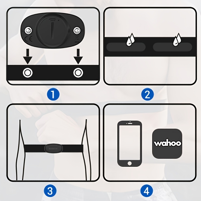 COOSPO HR7 Biciklistički Dodaci Senzor Srčanog Ritma Bežični Senzor Srčanog Ritma Kompatibilan sa Biciklističkim Računarom