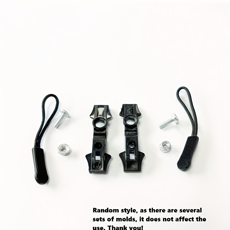 15 komada komplet za popravku rajsferšlusa, brzo postavljivi rajsferšlusi, odvojive zamenske glave rajsferšlusa, zamenjive plastične glave rajsferšlusa, veličine S/M/L, pogodno za odeću, prtljag, rančeve, pribor za šivenje