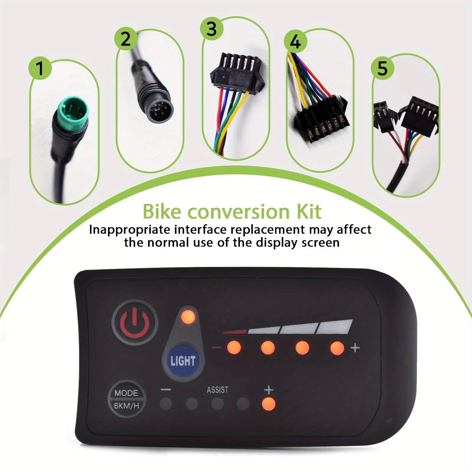 S810 36V UART2 Električni Biciklistički Kompjuter za Planinske E-Bicikle, Žičani Odometar, Brzinomjer, Štoperica, Dodaci za Biciklizam