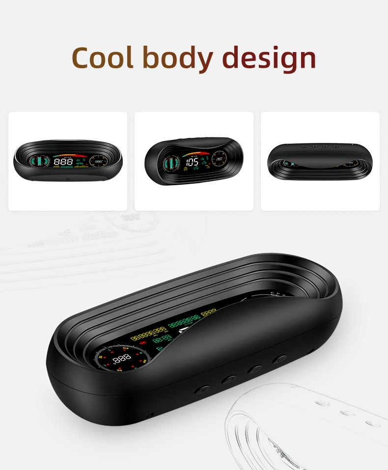 Novi automobilski elektronski kompas GPS Head-Up HUD displej, upozorenje na umor, brzinomjer, visinomjer, satelitsko pozicioniranje, kompas višefunkcionalni digitalni precizni displej, potpuno automatski satelitski signalni podaci, kul off-road modifikacija