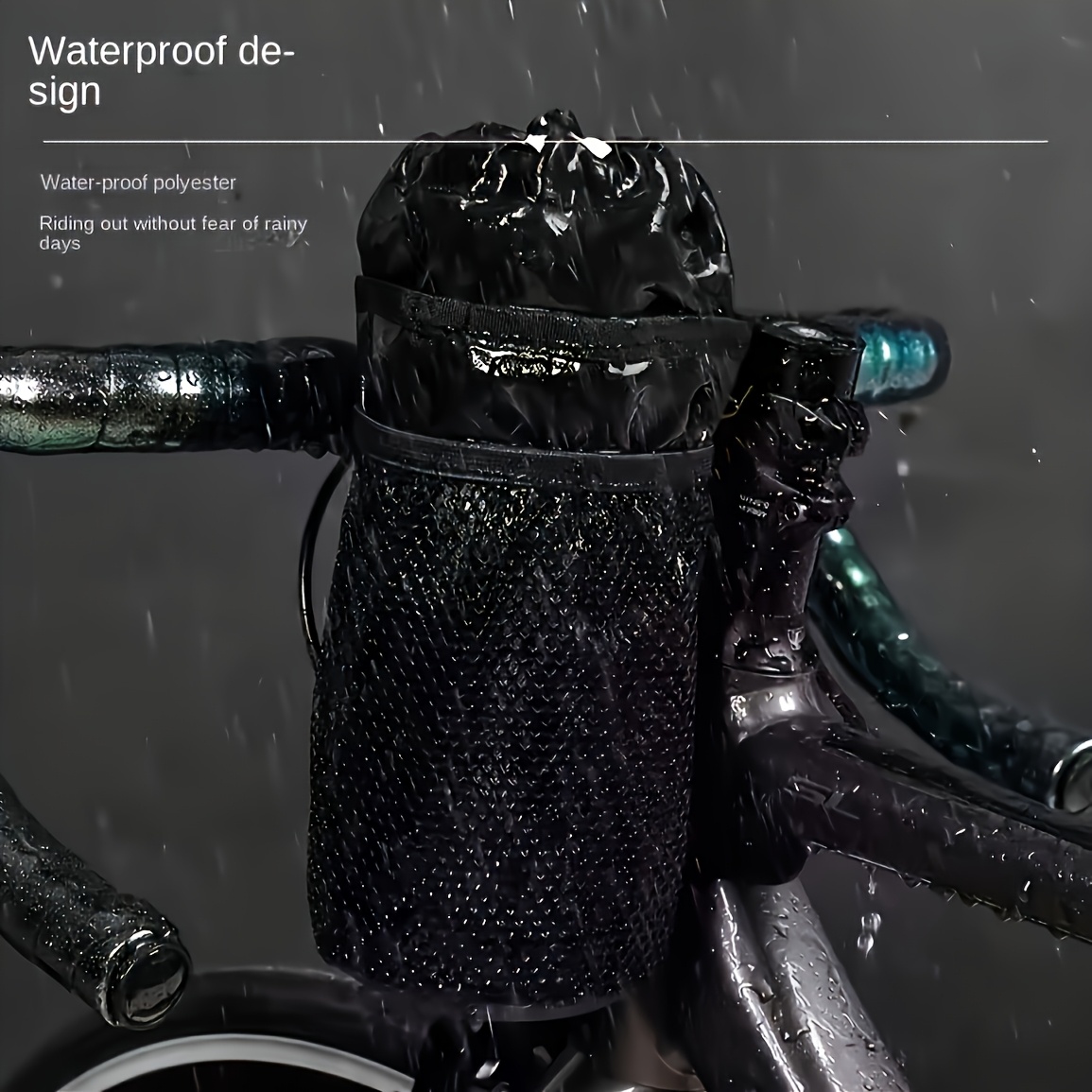 1 kom, Torba za bicikl za planinske i cestovne bicikle, Dizajn za upravljač, Set alata za vanjsku vožnju