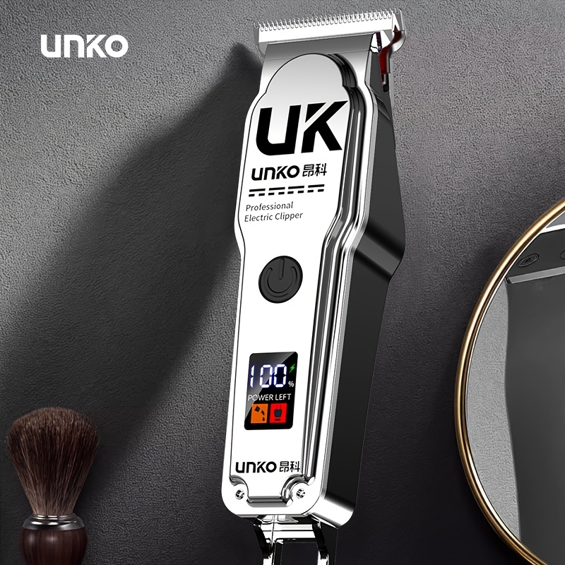 Električni alat za šišanje kose, sa mašinicom za šišanje, mogućnošću oblikovanja i automatskom funkcijom, dostupan u više boja za odrasle, uključujući narandžastu.