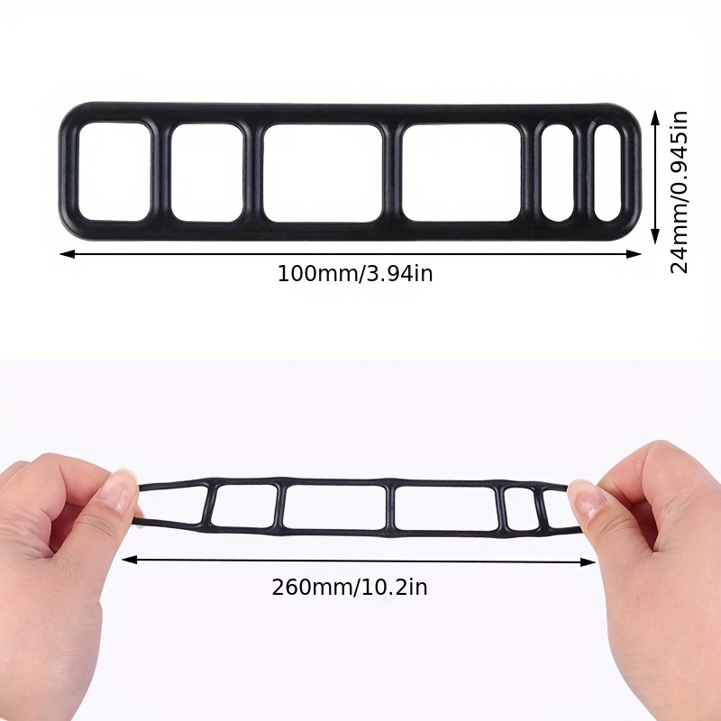 10 komada elastičnih traka za bicikl, montažne trake za dash kameru, svetiljku, kablove i trake