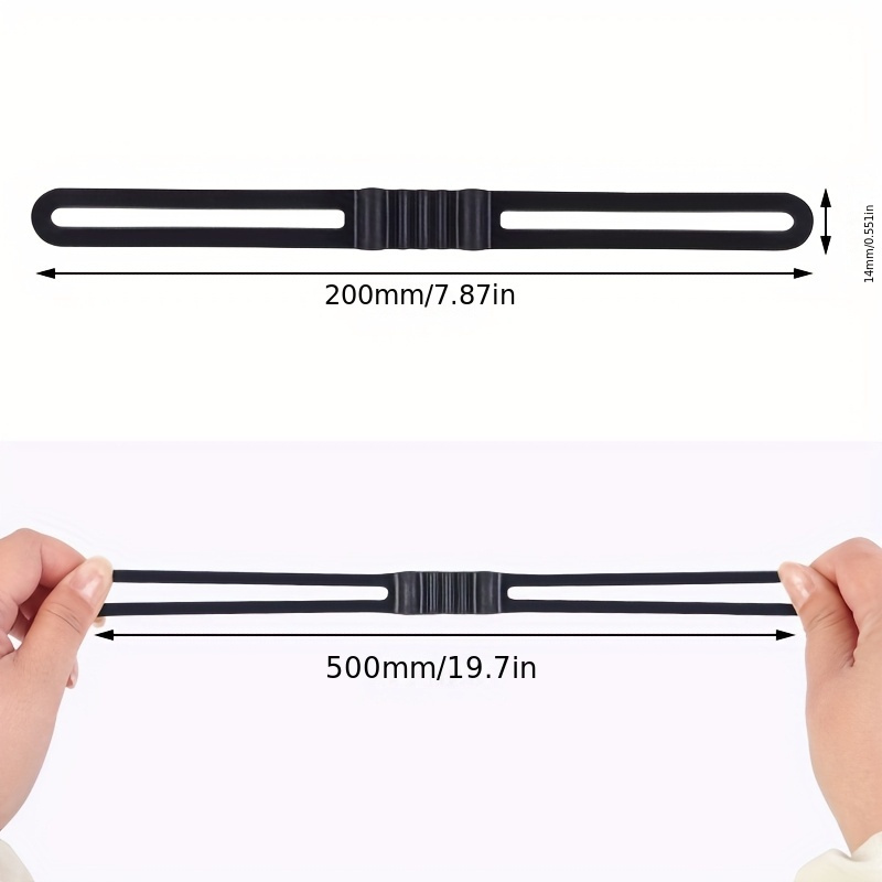 10 komada elastičnih traka za bicikl, montažne trake za dash kameru, svetiljku, kablove i trake