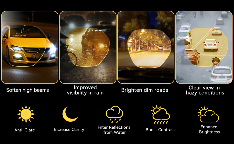 Noćne naočare za vožnju za žene i muškarce, klasične okrugle polarizovane modne naočare