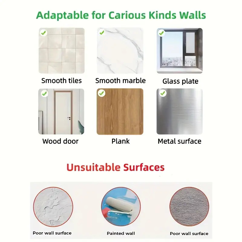 8 kom. Robusni Lepilni Nosači za Police - Bez Bušenja, Laka Montaža, Moderni Plastični Zidni Nosači za Kuhinjske Ormare, Kupatilo, Skladištenje u Garaži & Kuke za Korisne Namene - Štedi Prostor, Izdržljiv & Stilski Rešenje za Organizaciju Doma, Kuke za Korisne Namene|Moderne Zidne Nosače|Izdržljiva Plastika, Kuke za Kupatilo