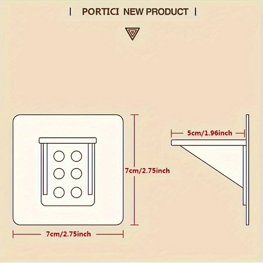 8 kom. Robusni Lepilni Nosači za Police - Bez Bušenja, Laka Montaža, Moderni Plastični Zidni Nosači za Kuhinjske Ormare, Kupatilo, Skladištenje u Garaži & Kuke za Korisne Namene - Štedi Prostor, Izdržljiv & Stilski Rešenje za Organizaciju Doma, Kuke za Korisne Namene|Moderne Zidne Nosače|Izdržljiva Plastika, Kuke za Kupatilo
