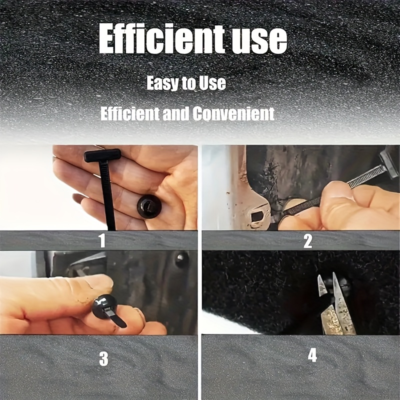 80 komada izdržljivih najlonskih vezica sa samozaključavajućim rajsferšlusom - Multifunkcionalni pričvršćivači za popravku automobila, upravljanje žicama i kućnu upotrebu, crne, vezice za organizovanje kablova, upravljanje kablovima