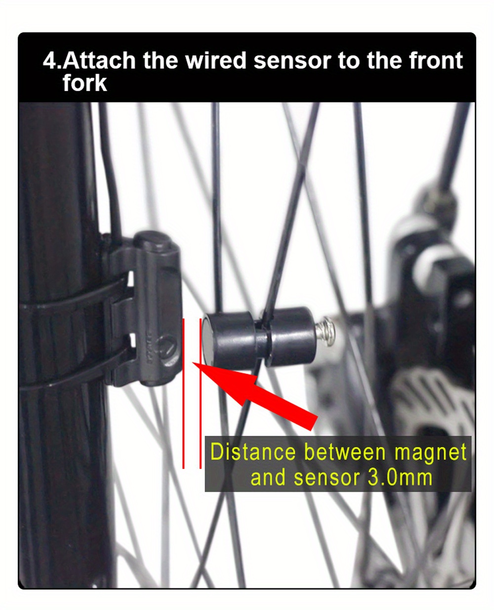 Žičani Biciklistički Kompjuter sa Brojačem | Digitalni Brojač Brzine za Bicikl, LCD Ekran, Brzinomer za Vožnju, ABS, Napajanje na Baterije, Dugmasta Baterija koja se Ne Punji, Funkcija Termometra