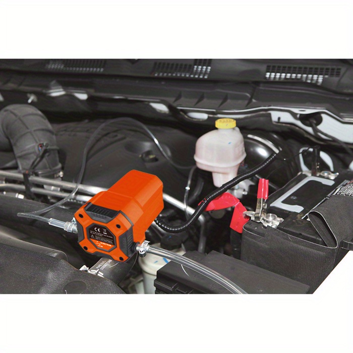 12V Prenosiva Pumpa za Ulje za Automobile 60W Električna Pumpa za Dizel i Gorivo, Ekstraktor za Sirove Tečnosti, Pumpa za Prenos, Narandžasta Boja, Automobilski Alati, za Automobile, Brodove, Helikoptere, Motocikle, Opremu za Otvoreni Prostor, Alat za Prenos Tečnosti, Čvrsta Konstrukcija