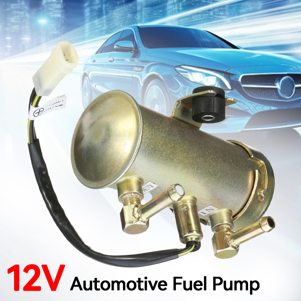 12V HRF-027 Auto Pumpa za Ulje i Dizel sa 2 Rupe za Pričvršćivanje, Univerzalna Metalna Pumpa za Benzin i Gorivo, Kapacitet 150L/h, Dodatak za Gorivo