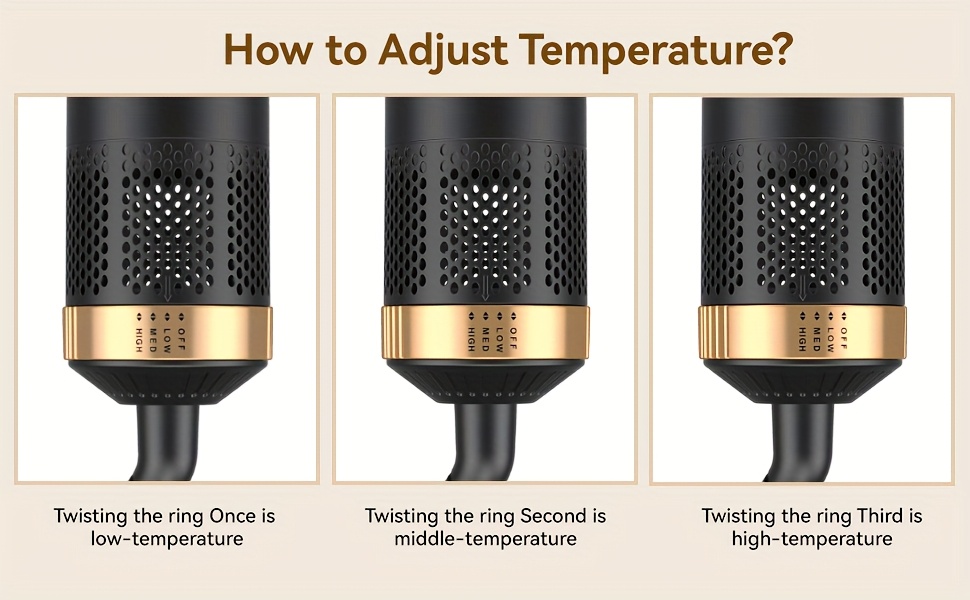 UKLISS 1000W 5-u-1 Topla Četka za Kosu & Stilizujući Češalj - Fiksirajući Fen za Kovrdžanje & Ravnanje sa Okruglom Četkom, Za Suvu/Mokru Kosu, Napon Pogodan za Salonsko Stilizovanje (Model: 5-u-1 Višenamenski Stilizator za Kosu)