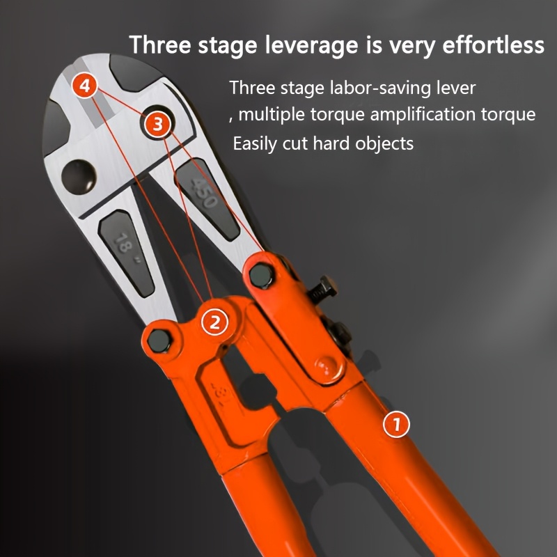30cm/12-inča ili 45cm/18-inča ili 60cm/24-inča Rezač Žice T8 Legirani Čelik Ručne Klešta za Kablove Teške Radne Klešta za Žicu Štedljive Klešta za Lim i Armaturnu Žicu