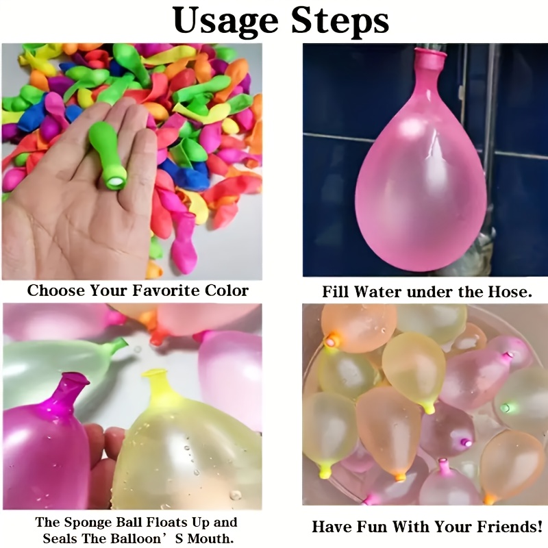 Boja flaše za vodu će biti poslata nasumično. 1 prskalica pod pritiskom i 100 balona, novi set igračaka za balone, igračke baloni, letnje dečije vodene balone za napolje, igračke flaše za vodu pod pritiskom, baloni za vodu za plažu i bazen, igračke za vodeni rat