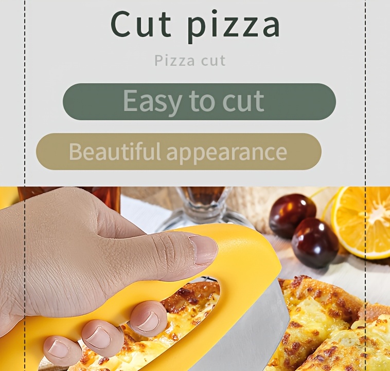 Višenamenski sekač za picu sa zaštitnim poklopcem | Silikonski alat za mućenje, pečenje