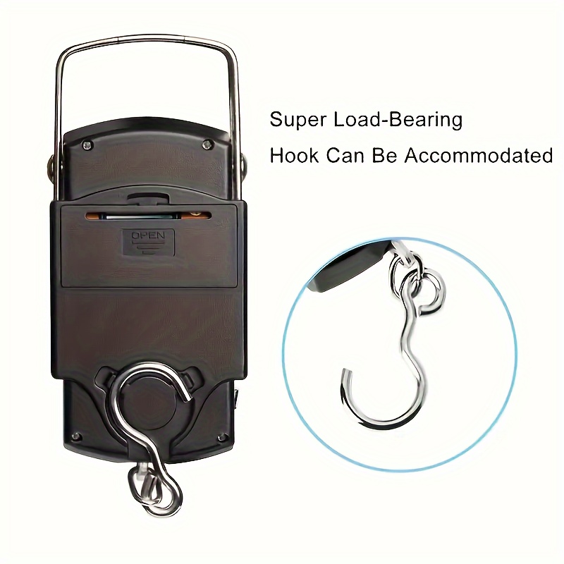 1 komad prenosiva elektronska vaga za prtljag, digitalna ručna vaga za prtljag, viseća vaga za prtljag, ručna vaga, prenosiva elektronska vaga, neophodna stvar za putovanja, kuhinjska vaga, maksimalno opterećenje 49,9 kg, alat za merenje u kući, ručni uređaj