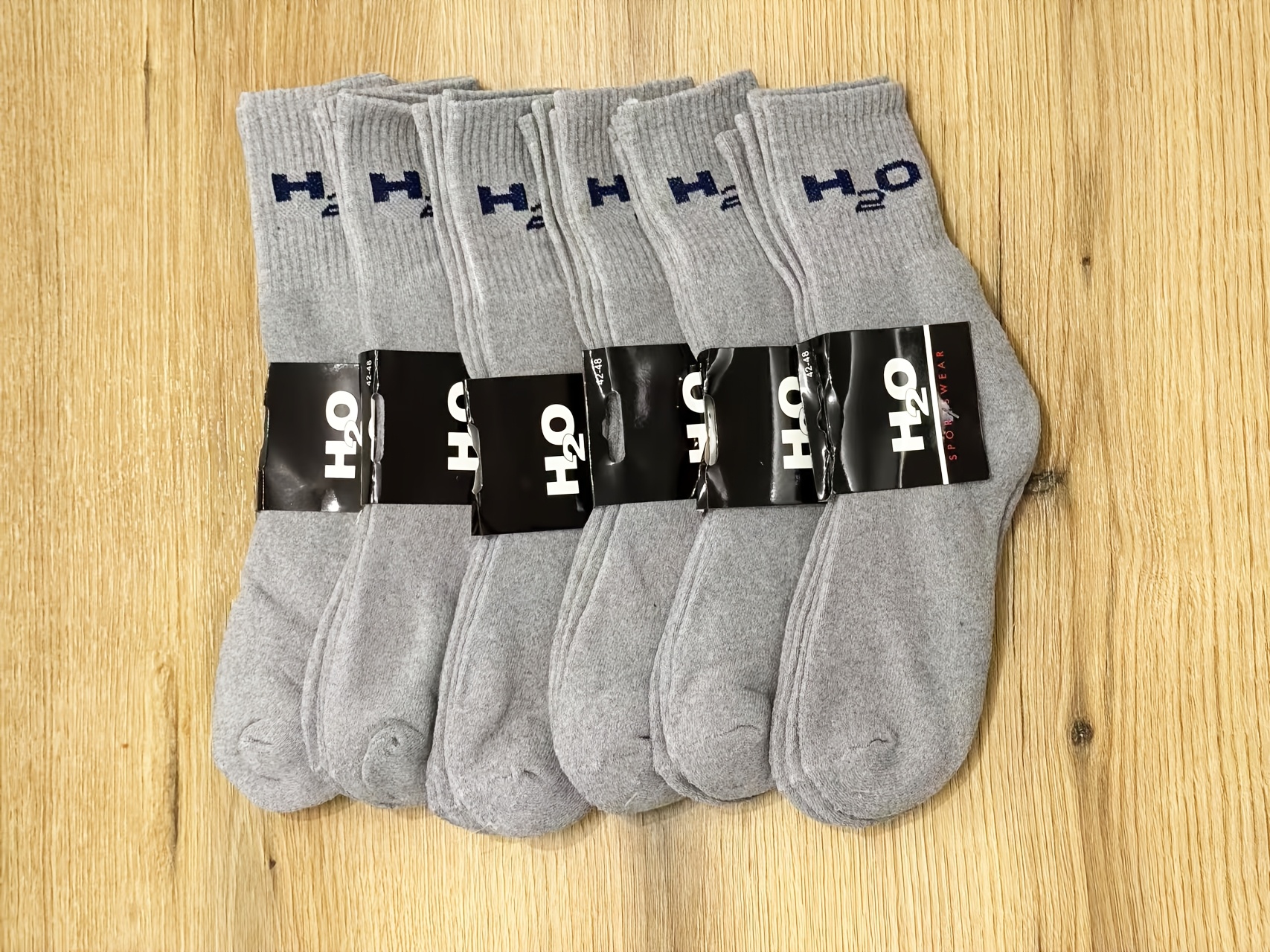 12 Pari Muške Teške Termo Zimske Čarape - Debele Tople Čarape do Sredine Listova, Dizajn sa Duplim Igle i Vertikalnim Prugama, Jednobojne (Siva/) - Perive u Mašini, Izdržljive & Udobne za Hladno Vreme, Za Svakodnevne & Formalne Prilike - Proizvedeno u Turskoj