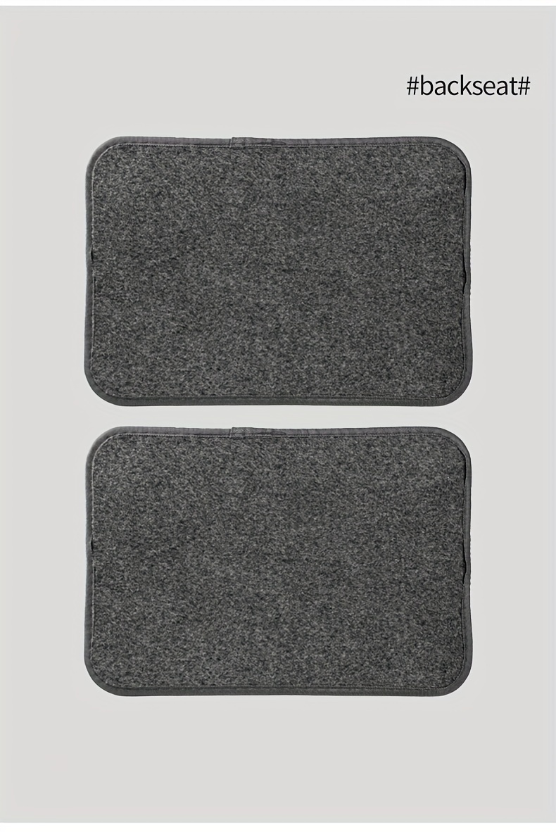 Set od 4 auto patosnike, pogodni za vozača i suvozača - Izrađeni od izdržljivog PVC-a sa đonom otpornim na klizanje, dizajnirani za sve vremenske uslove i lako se postavljaju (kompatibilni sa većinom kamiona i SUV vozila)