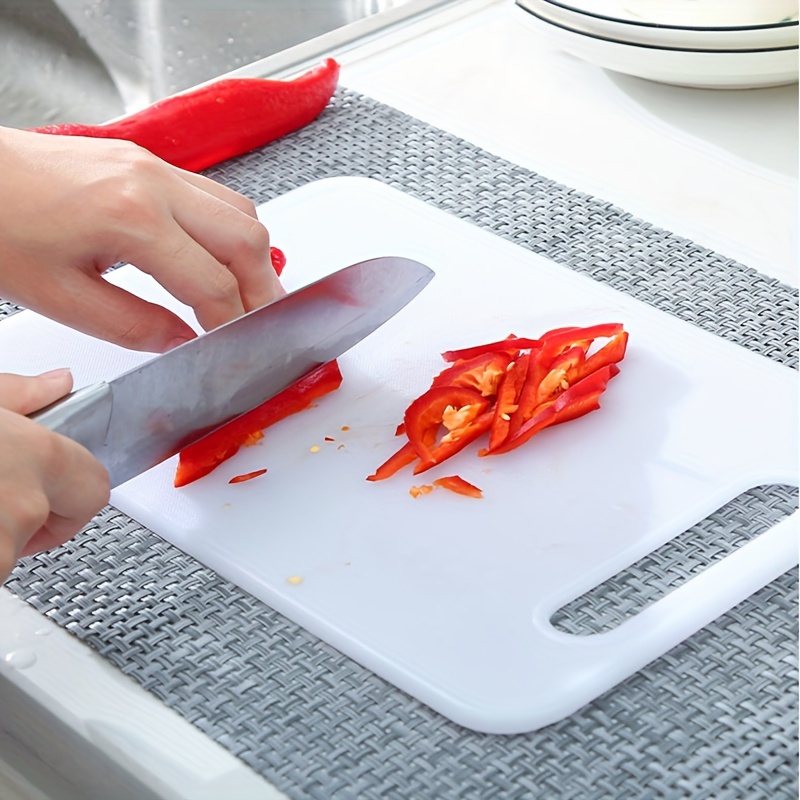 1 komad čvrste plastične daske za sečenje za upotrebu u kuhinji, kompaktna daska za seckanje, idealna za valjanje testa, savršena za kućno kuvanje i pripremu obroka