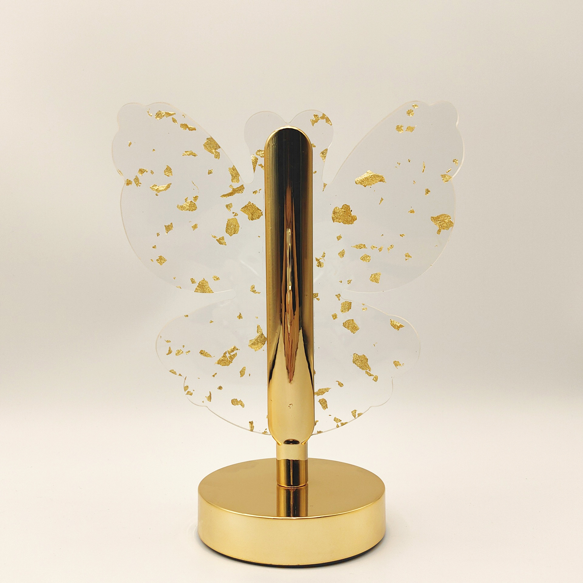 Moderna elegantna stona lampa sa podesivim dizajnom zvezdanog neba - Metalna i akrilna baza, USB stona lampa sa 3 boje i mogućnošću prigušivanja, idealna za dekoraciju spavaće sobe i kao poklon, lako upravljanje pomoću dugmeta, uključuje izvor svetlosti, lakirana