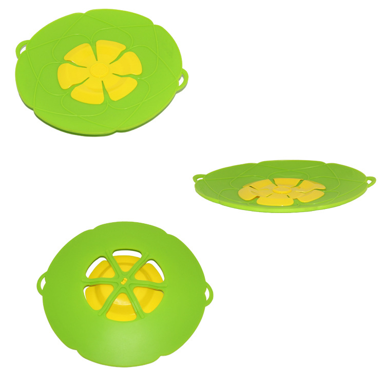 Veliki poklopac za lonce i tiganje od 26cm, kompatibilan za korejsku kuhinju - Premium silikonski poklopac protiv prolivanja, otporan na visoke temperature, zaštitni poklopac za kuvanje, izdržljiv poklopac otporan na toplotu za šporete