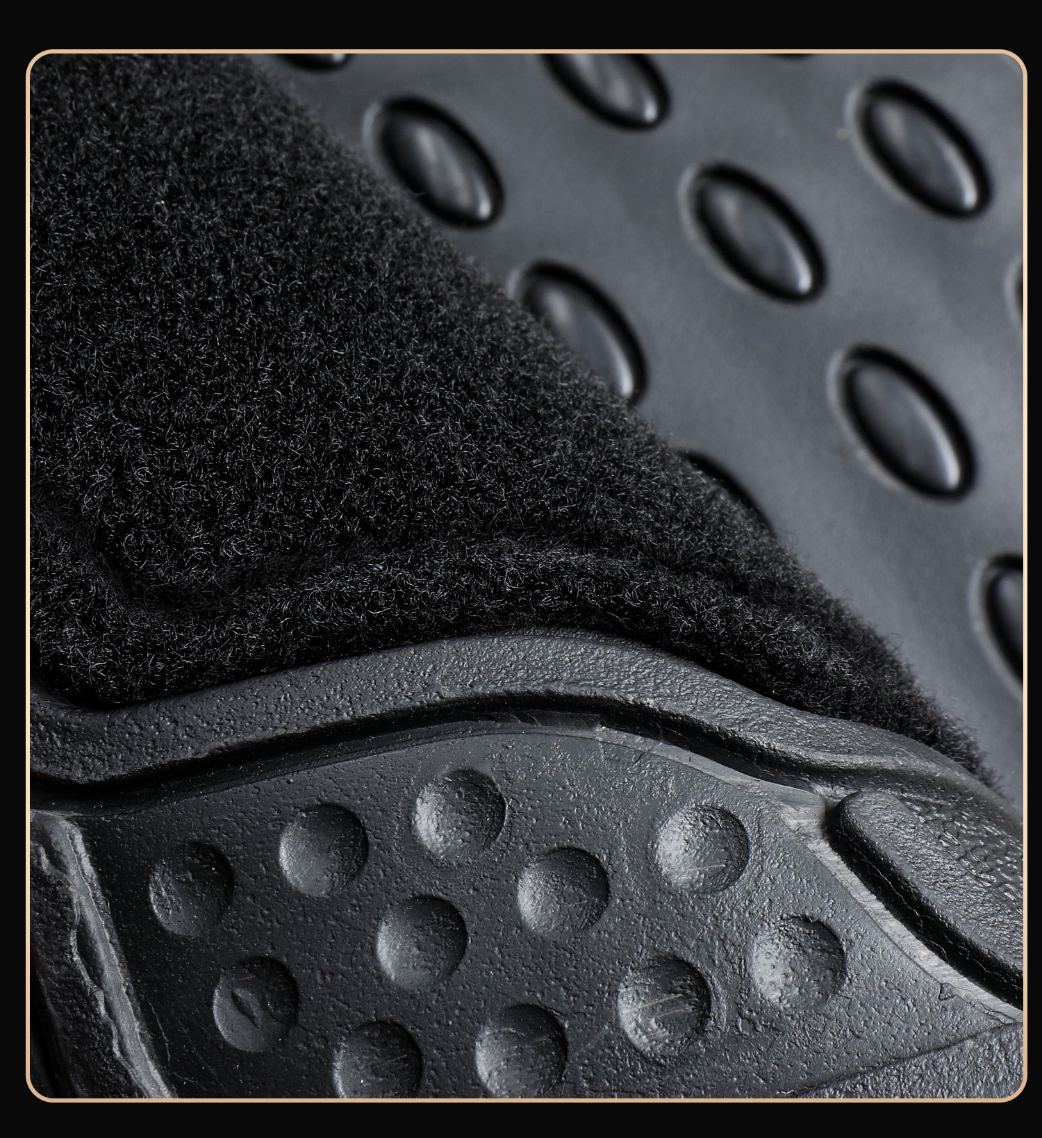 4 komada Univerzalni Auto Patosnici | Vodootporni & Izdržljivi Gumeni Patosnici za Automobile, SUV, Kamione i Kombije, Neklizajući Dizajn sa Površinom koja se Lako Čisti, Odgovara Većini Vozila, Crni, Debljina 0.5cm, Prednji & Zadnji Set (64x41cm & 41x41cm)