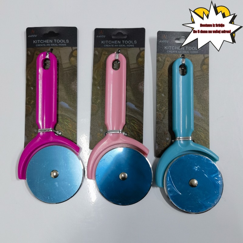 Neophodan za pečenje! Vredan rezač za picu od nerđajućeg čelika, sekač sa točkom, siguran nož za sečenje bez napora, alat za pečenje za kućnu kuhinju