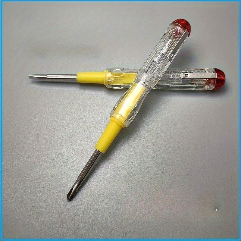 Tester strujnog kola sa dve funkcije | Dualni električni tester sa jednim preklopnim strujom - Pogodan za kućnu i industrijsku upotrebu, dijagnostiku i rad u terenu - Kompaktan i prenosiv, bez baterije