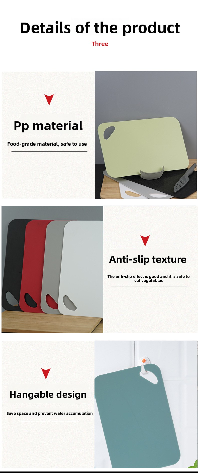 2 komada fleksibilne daske za sečenje 35cm*25cm, plastične daske za sečenje za kuhinju, neklizajuća podloga za sečenje mesa i povrća