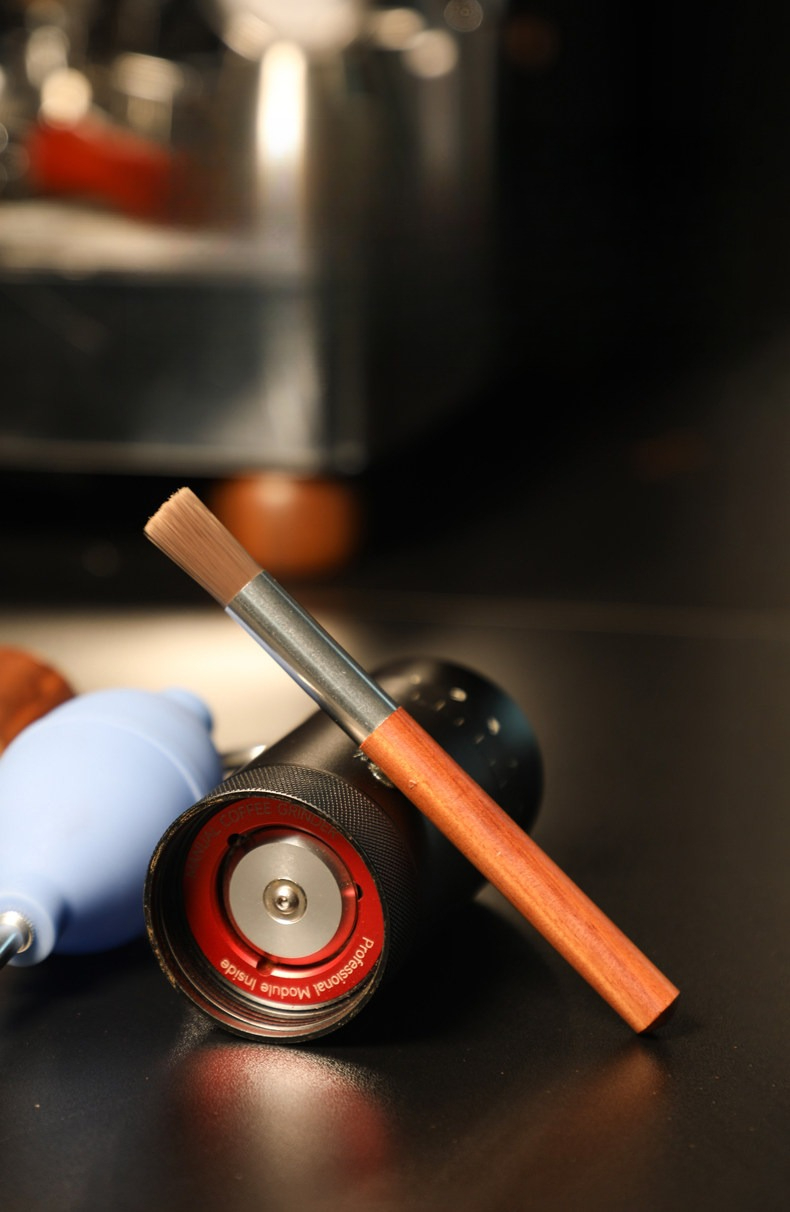 Ručni komplet za duvanje kafe pogodan za mašine i mlinove za kafu - Prenosivi duvač sa balonskom četkom za čišćenje prašine, kompaktni dodatak za održavanje espresso mašina, čišćenje mlinova, nega uređaja