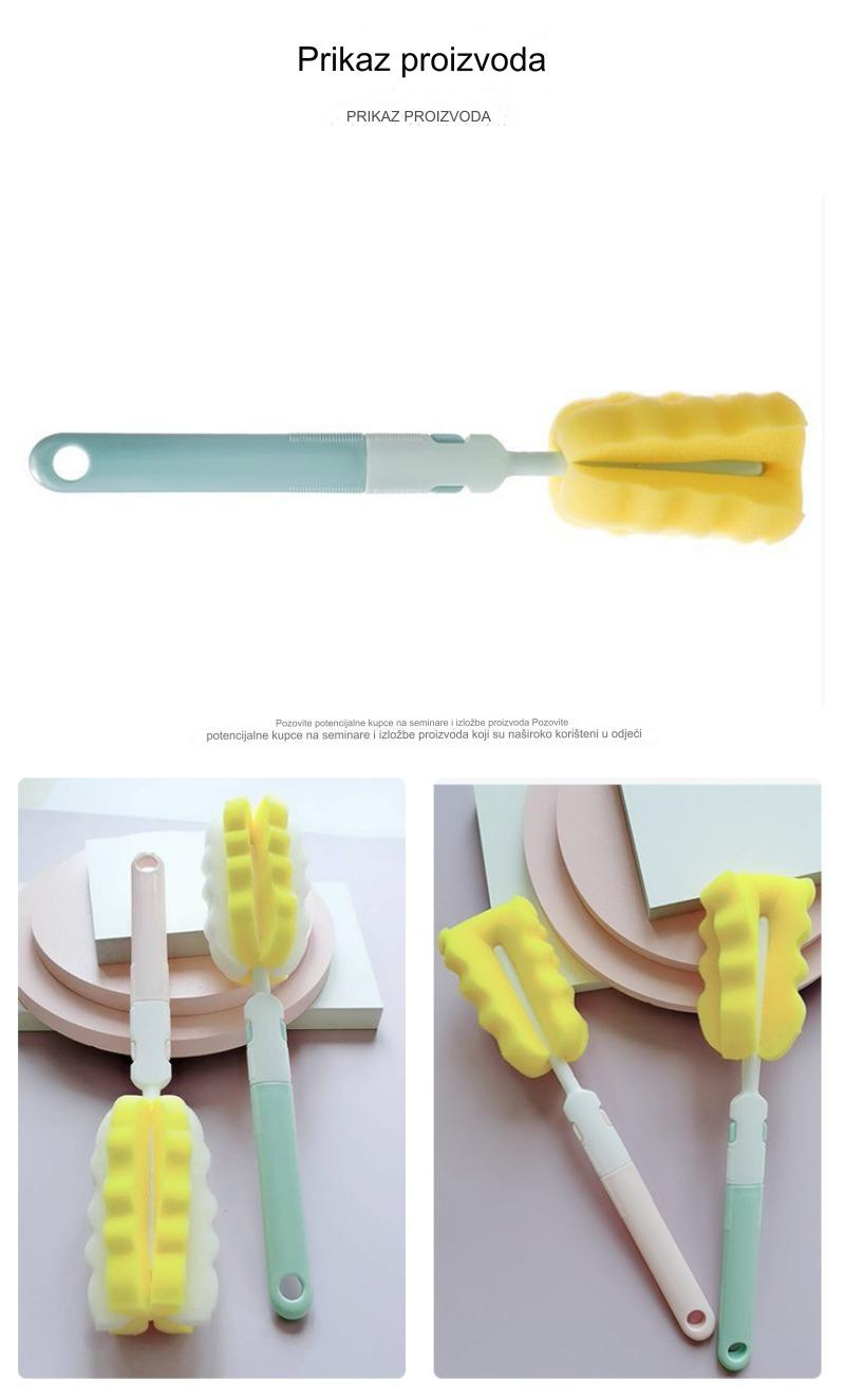 Robusna i svestrana spužva za čišćenje, pogodna za kućnu i kuhinjsku upotrebu - efikasna protiv tvrdoglavih mrlja, masnoće, prljavštine i nečistoća - izdržljiva četka za više površina, posuđe, tiganje, podove, zidove - za komercijalno i kućno čišćenje