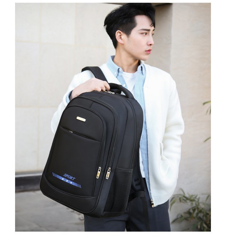 Premium muška torba za laptop, prostrani poslovni, za putovanja, pogodan za studente