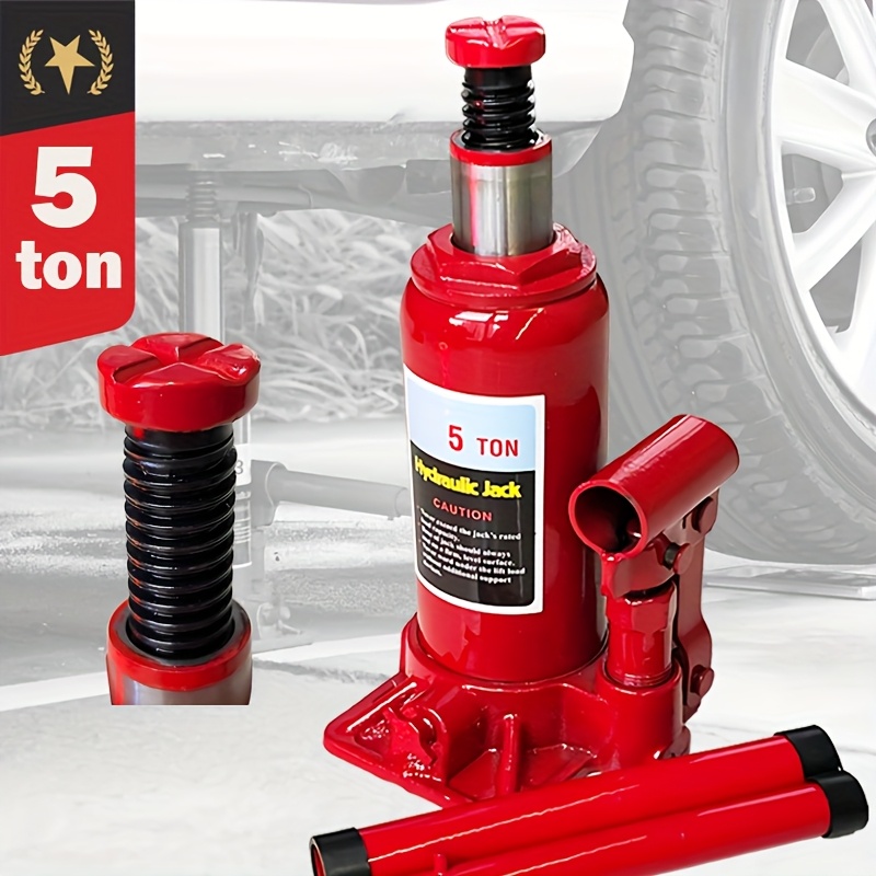 Bocna dizalica nosivosti 5 tona, hidraulična zavesana bocna dizalica, teška 4999.95KG, hidraulična dizalica za vozila, sa stabilnom bazom, prenosiva dizalica, sa ručkom pumpe za automobile, SUV, 3 tona dizalica, oprema za podizanje automobila za popravku, auto dizalica, podna dizalica, dizalica za prikolicu