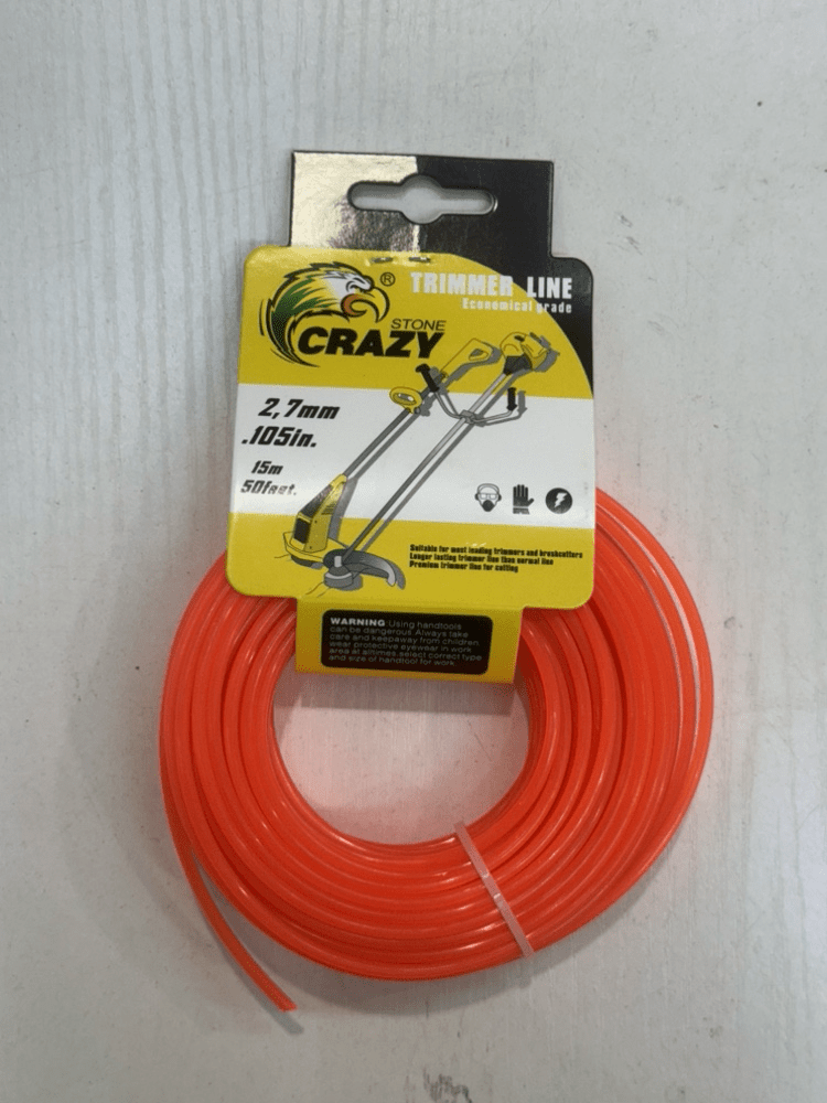 Konopac za košenje trave, fabrika konopca za košenje, novi sirovi materijali za pakovanje suspenziona kartica, najlonski konopac za košenje trave